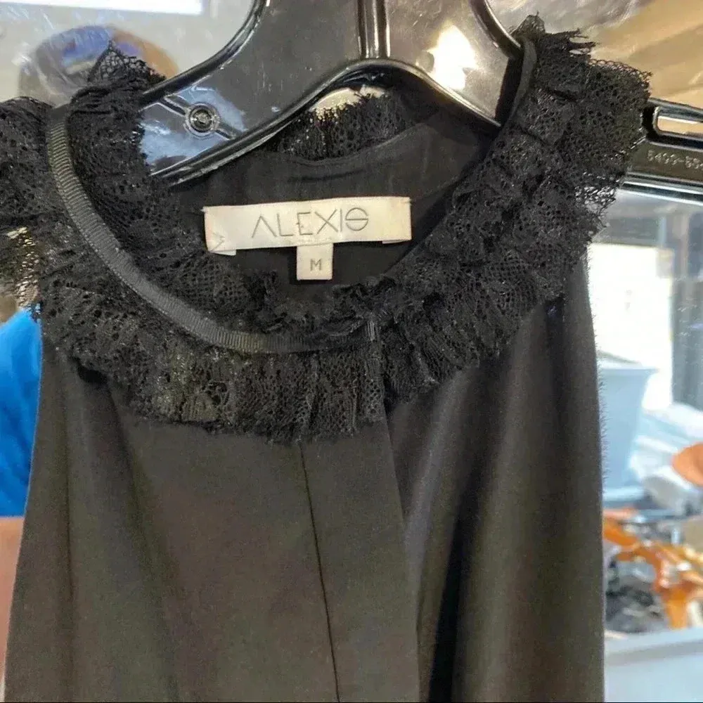 220 Alexis Sleeveless Silk Blouse with Ruffle Details - Image 2