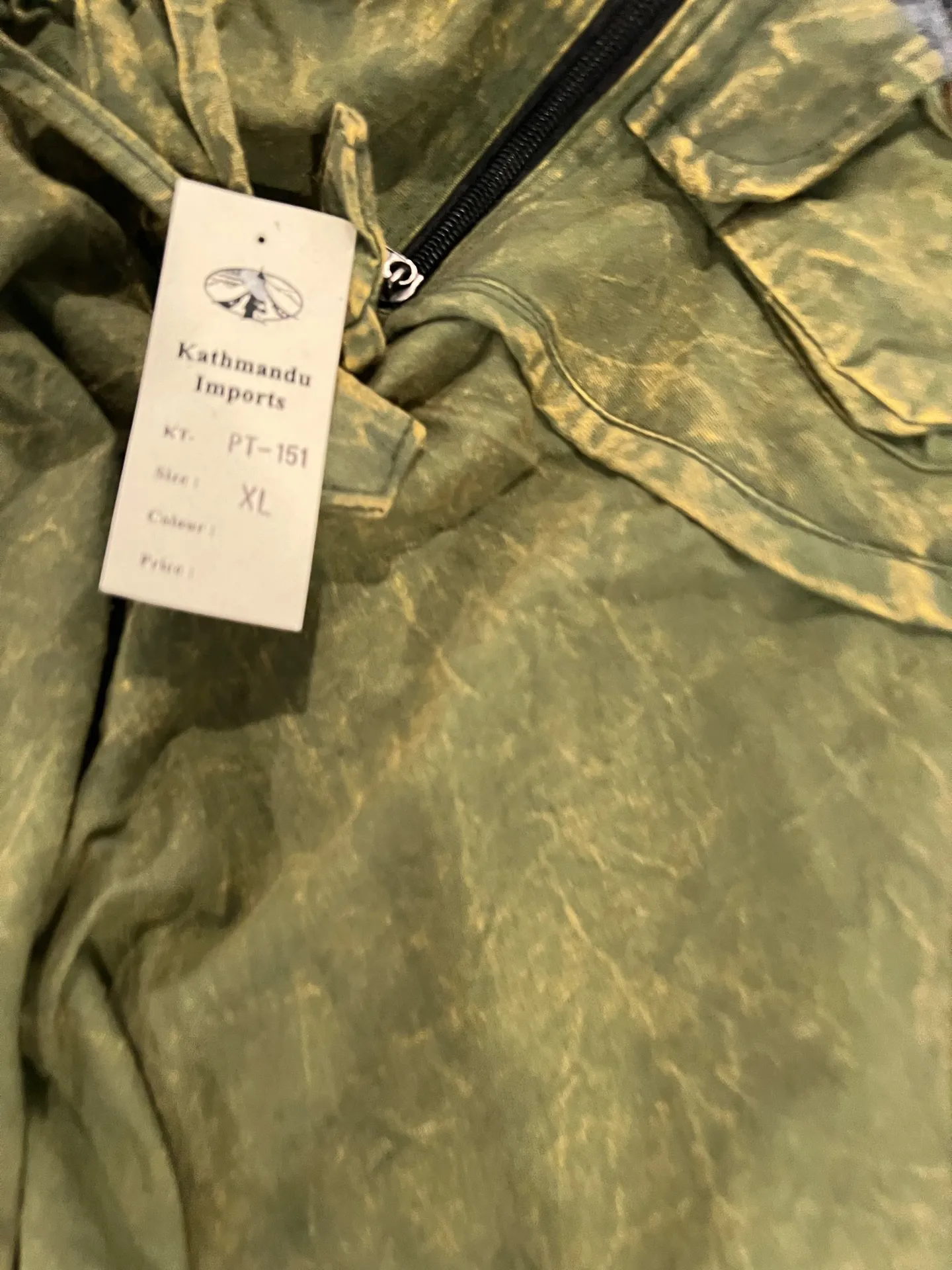 Olive Green Casual Jogger Pants - Image 3