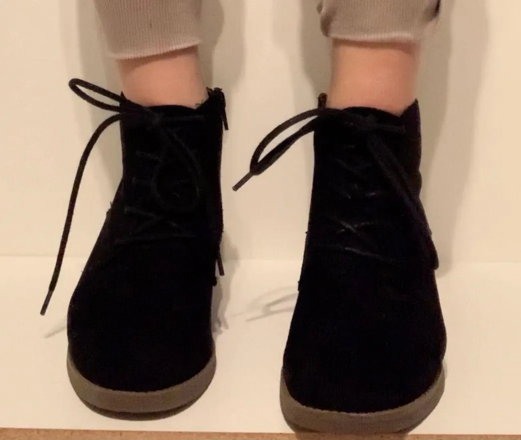Style & Co Black Lace-up Booties - Image 2