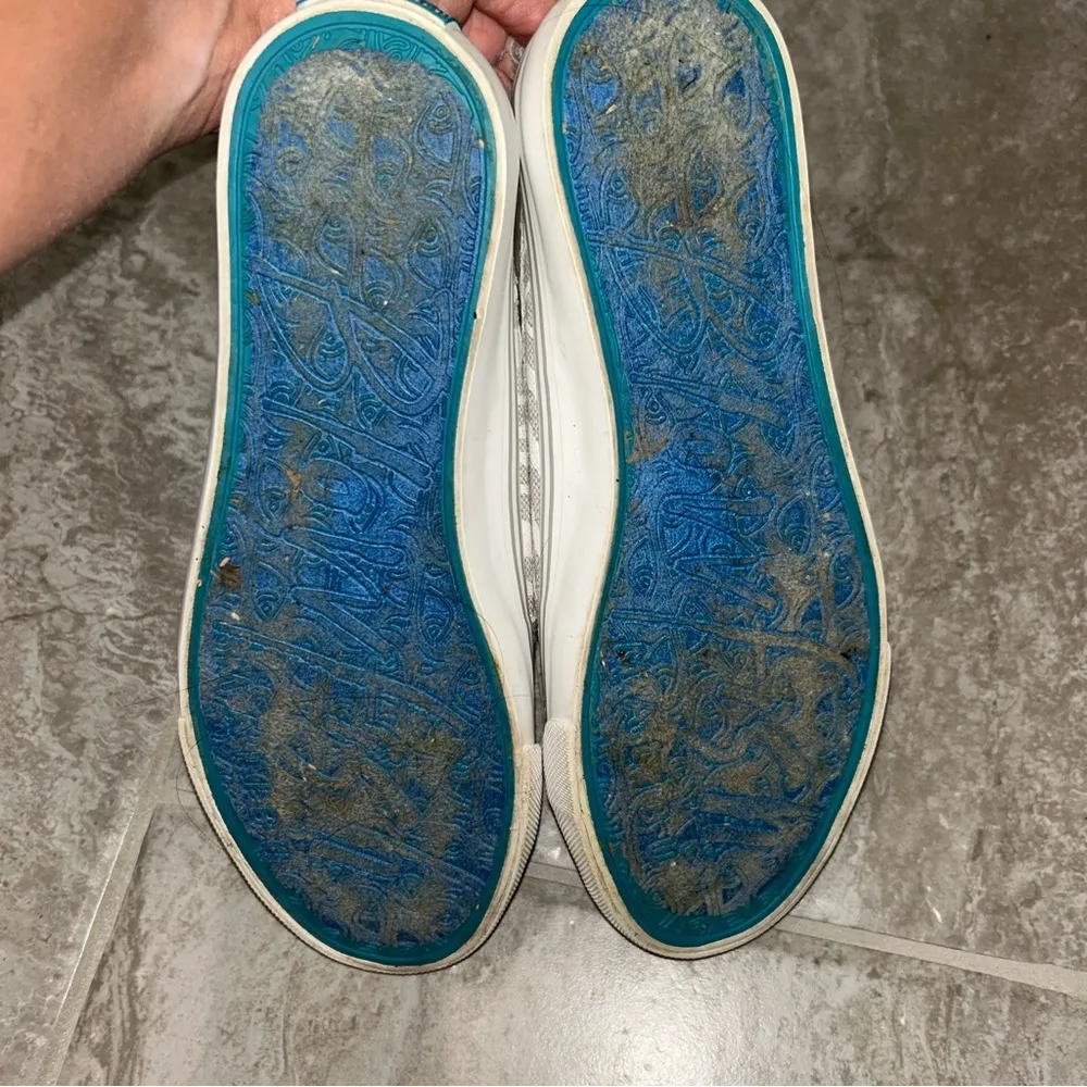 Blowfish Zebra Print Gray and White Slip-On Sneakers Women’s 7.5 - Image 4