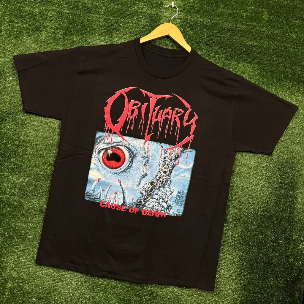 Obituary Cause of Death Album Death Metal Band T-Shirt Size Extra Large - Image 3