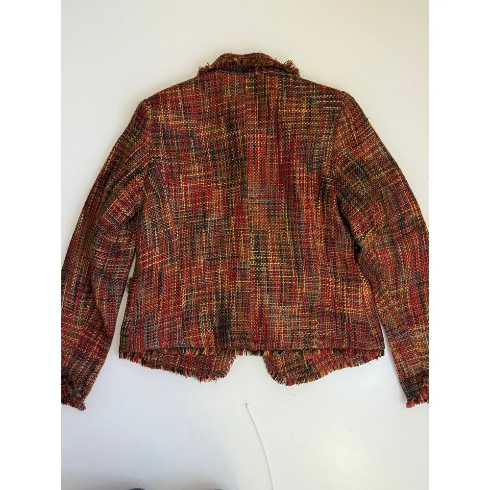 M Coldwater Creek Multi color Tweed Blazer - Image 6