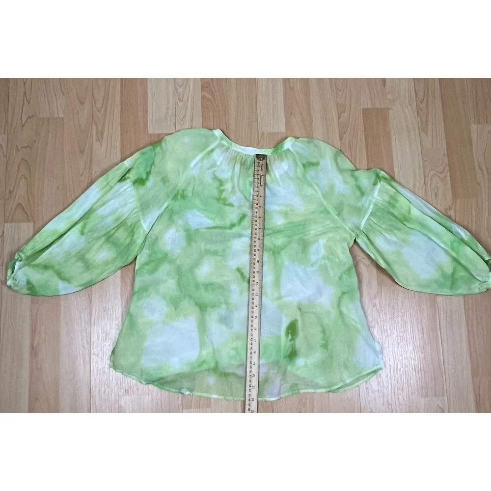 Tommy‎ Bahama Sheer Light Weight Tie Died Shirt Size Small - Image 6