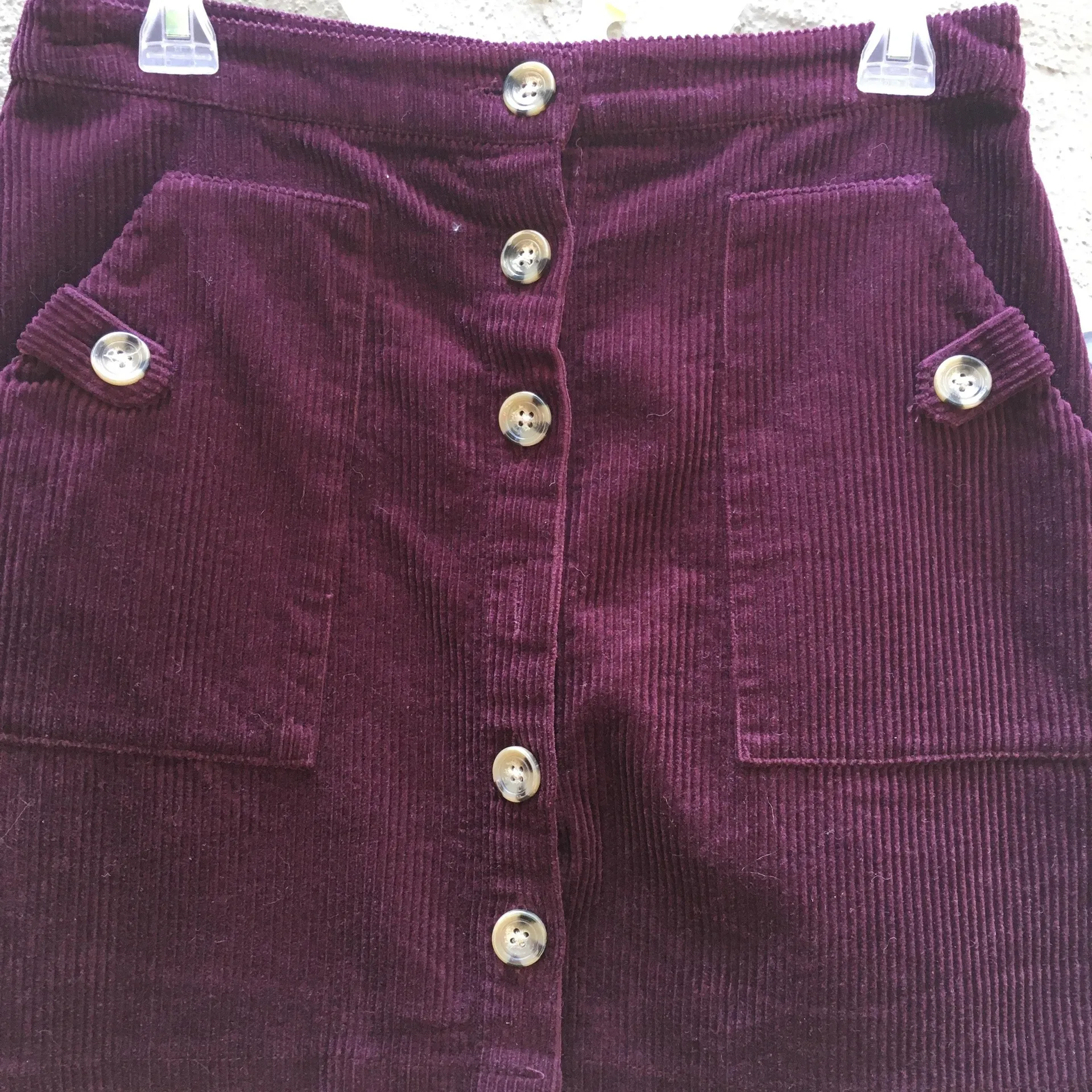 Purple Corduroy Skirt - Image 7