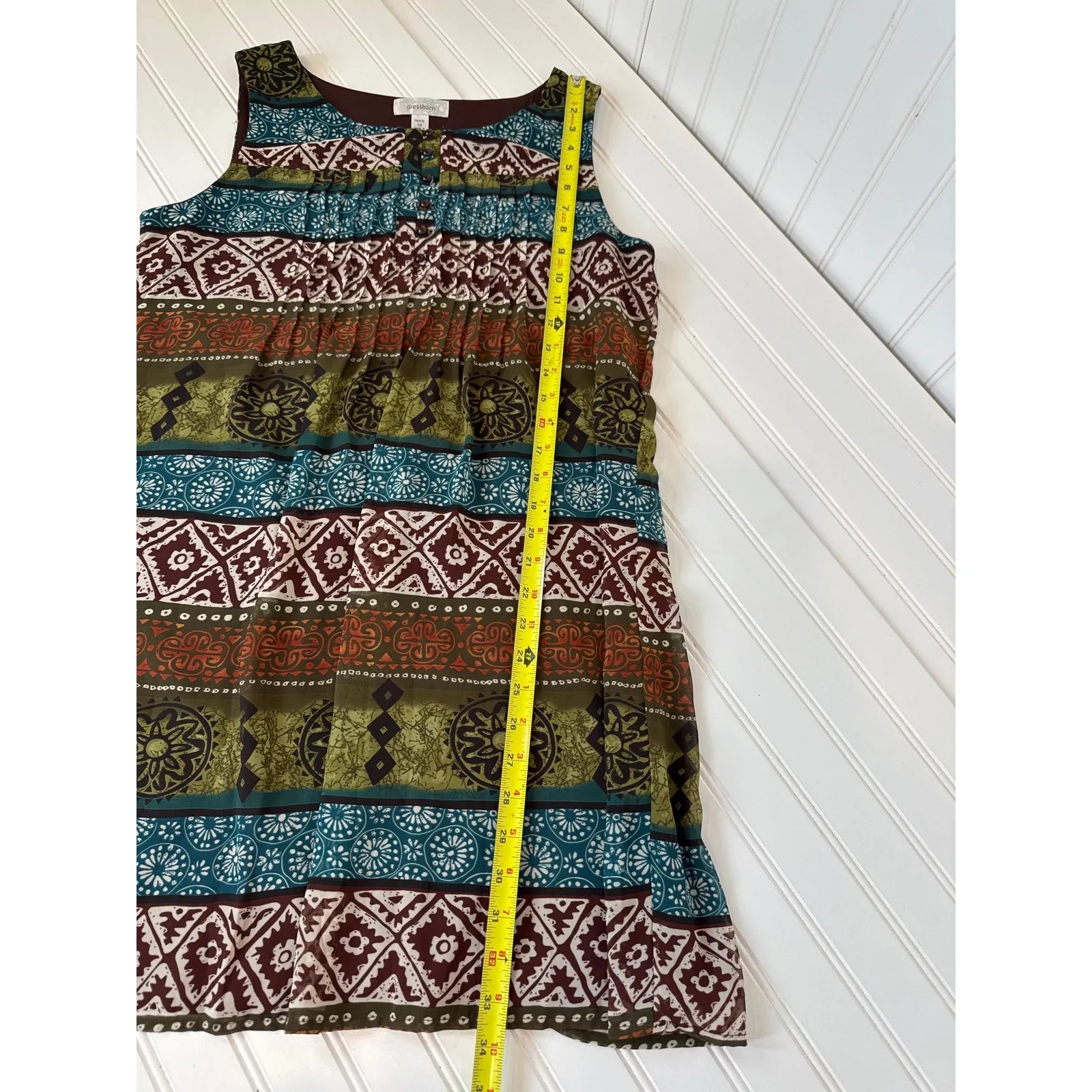 Dressbarn Dress Chevron Aztec Sleeveless Mini & Midi Shift Womens Bundle Size 12 - Image 4