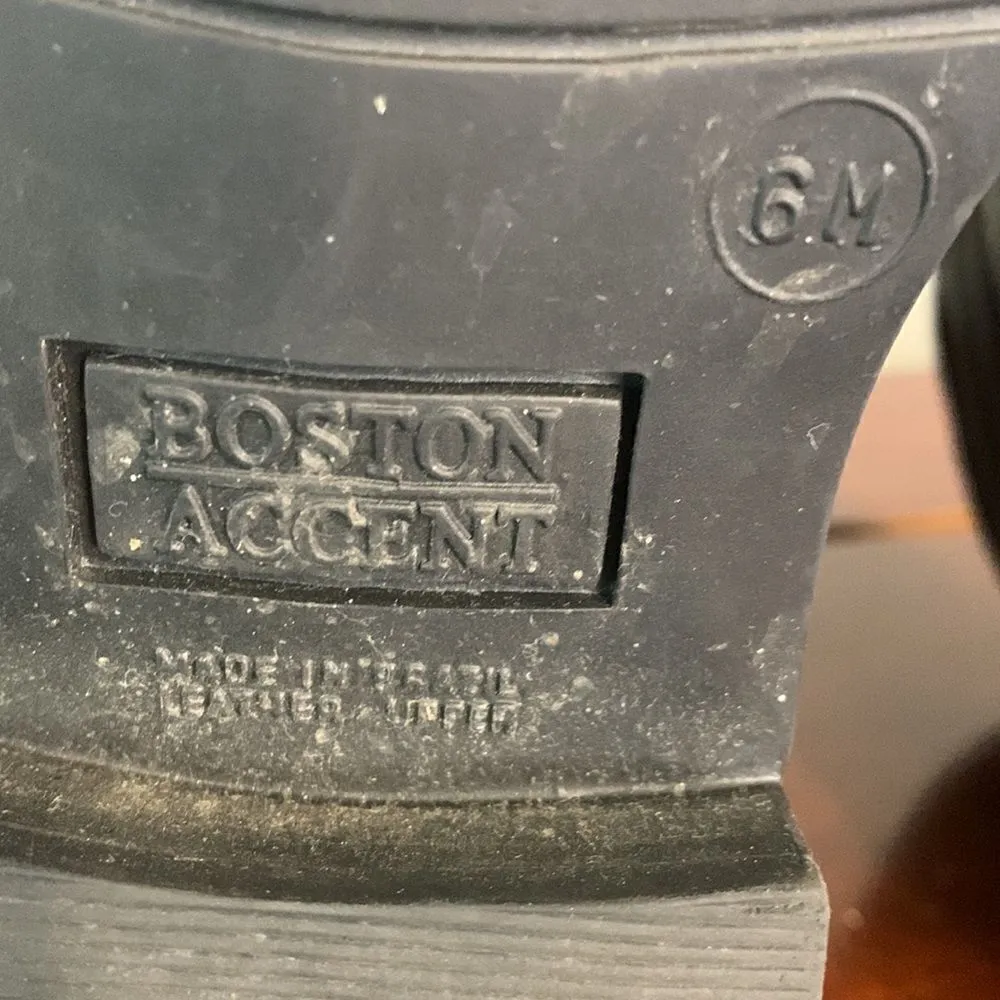 Boston Accent black zip up booties size 6‎ Black - Image 10