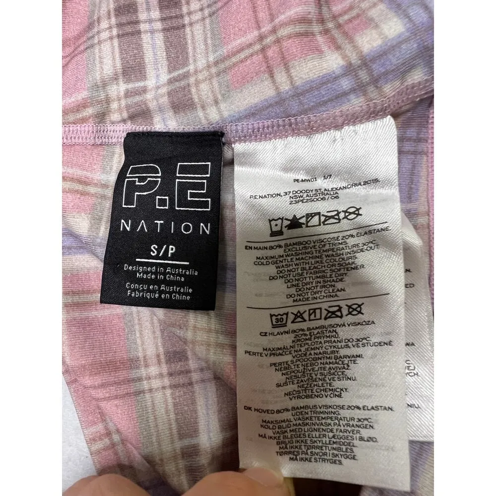 P.E Nation X Anthropologie Shorts Overland Bike Short Fragrant Lilac. Size S White - Image 7