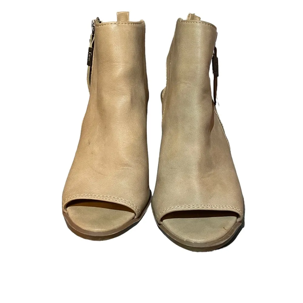 CIRCUS SAM EDELMAN PEEPTOE HEELED BOOTIES - Image 4