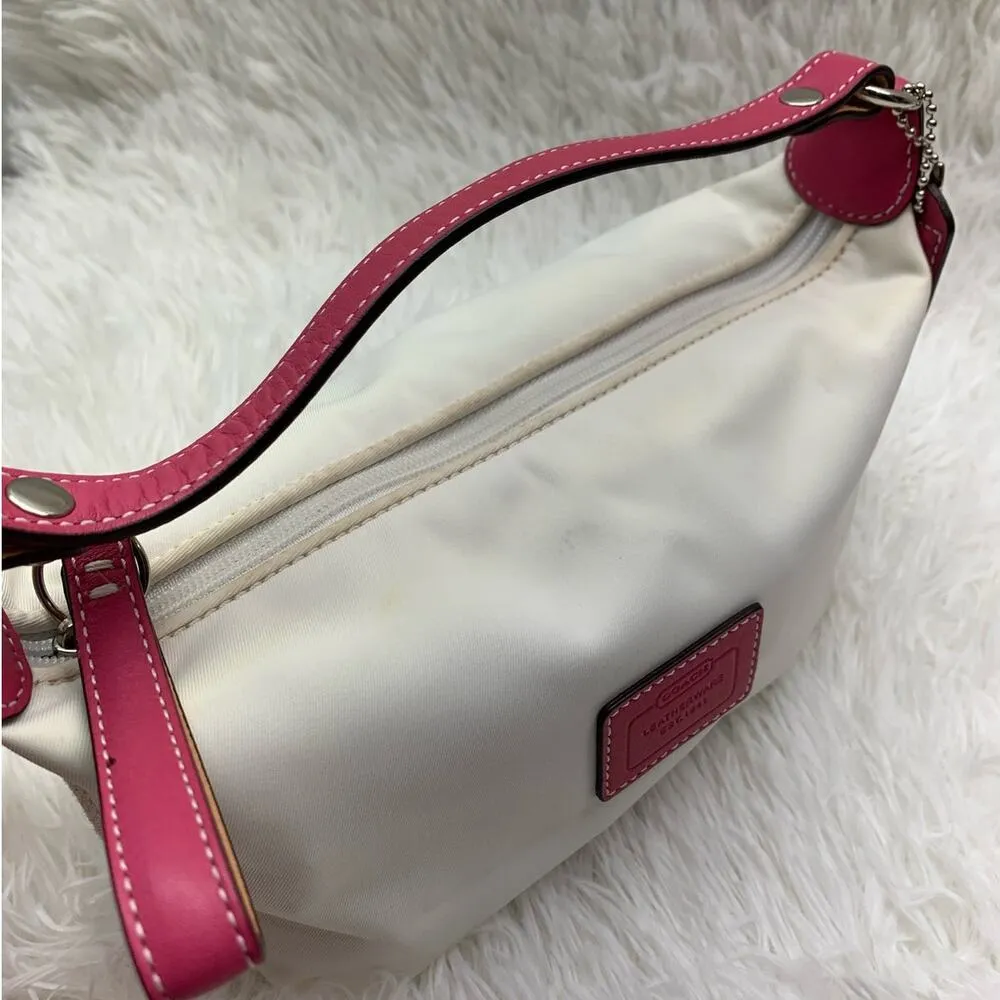 y2k COACH Nylon Mini Purse / Wristlet - Image 5