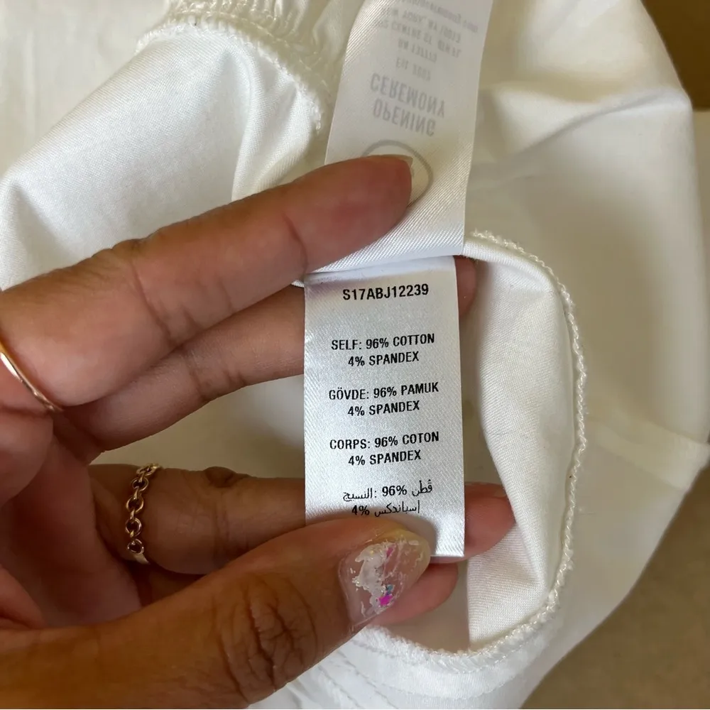 Opening Ceremony White Poplin Collared Blouse - Image 7