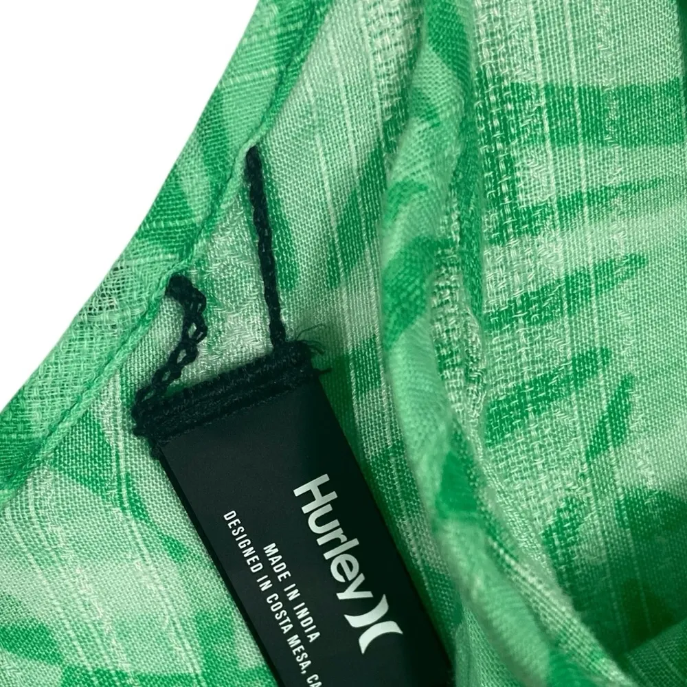 Hurley NWT Green Juniors' Marina V-Neck Cover-Up S - Image 7