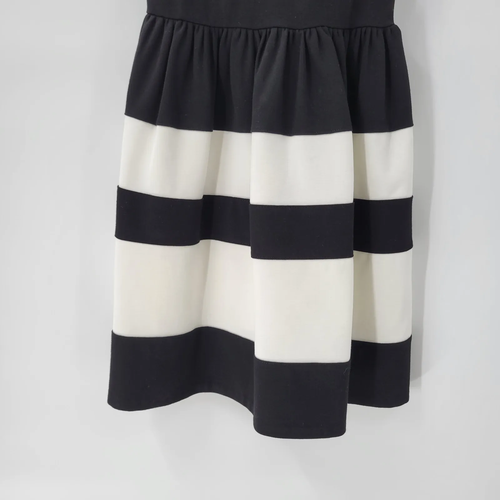 Bar III Womens Dress XS Black White Sleeveless Fit & Flare‎ A Line Stretch Mini - Image 4