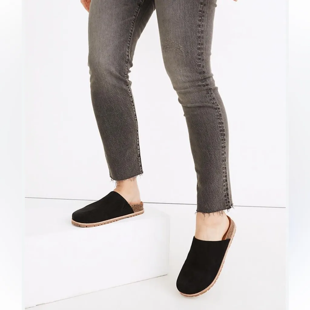 Madewell Black Leather Mules Laney Clog  10 - Image 3
