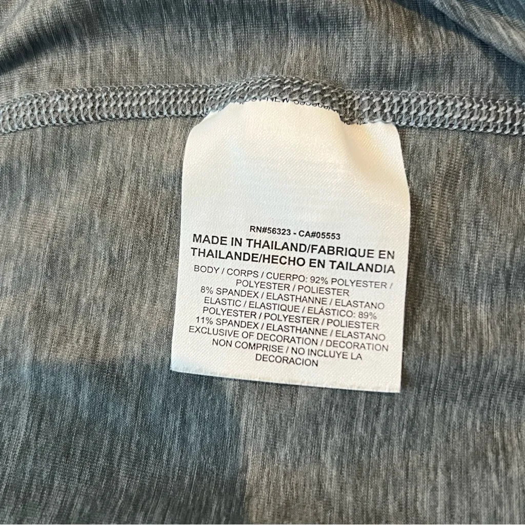 Nike  Dri-Fit Heather Gray Racerback Cut Out Tank Top Size Small - Image 8