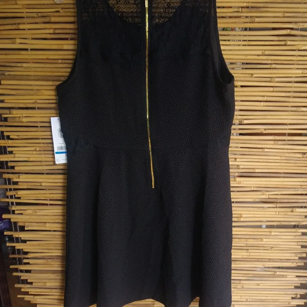 Kensie XL Black Holiday Fit & Flair Lace Dress Plus Funeral - Image 6