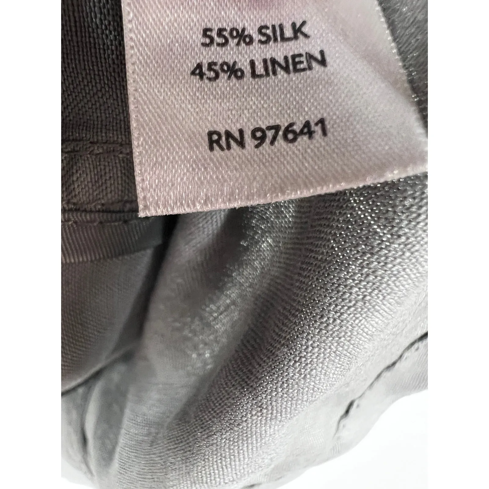 J. Jill Vest Womens Olive Green‎ Silk Linen Sleeveless Top Size Small - Image 4