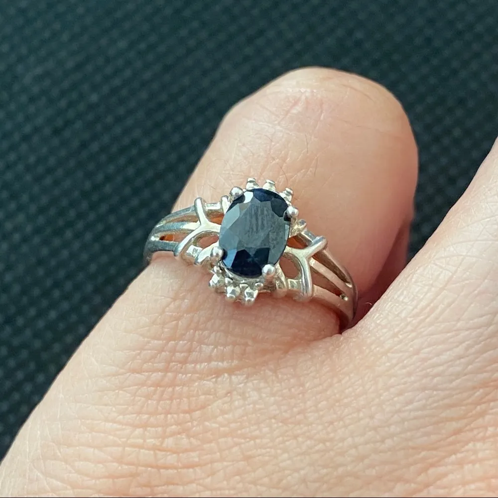 Black Onyx Sterling Silver Ring 5 - Image 7