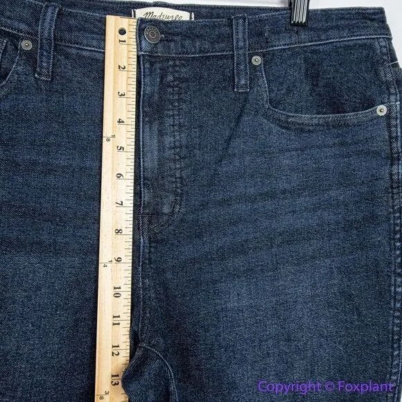 NEW Madewell 10" High-Rise Skinny Jeans in Bensley Wash, 32‎ - Image 7