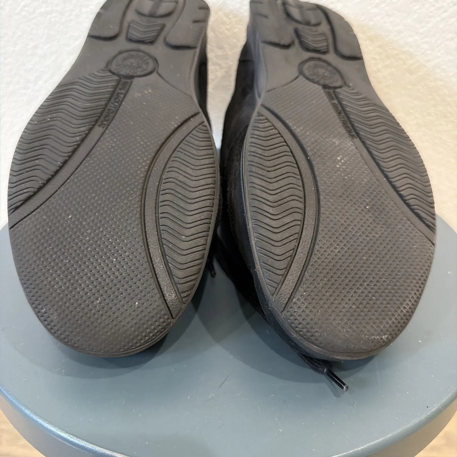 Mephisto Mobils Liria Women's Ergonomic Sneakers 8.5 Black Suede And Gunmetal - Image 6