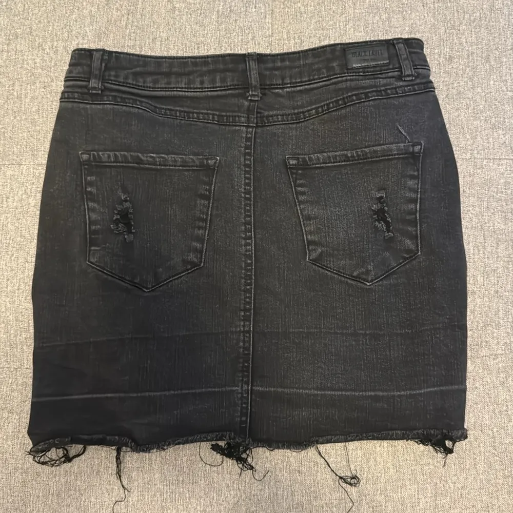 Black Label Black Denim Skirt - Image 2