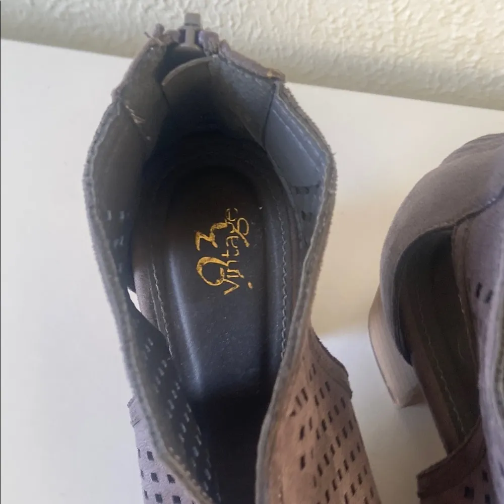 Buckle Vintage 83 ankle boots open toe - Image 15