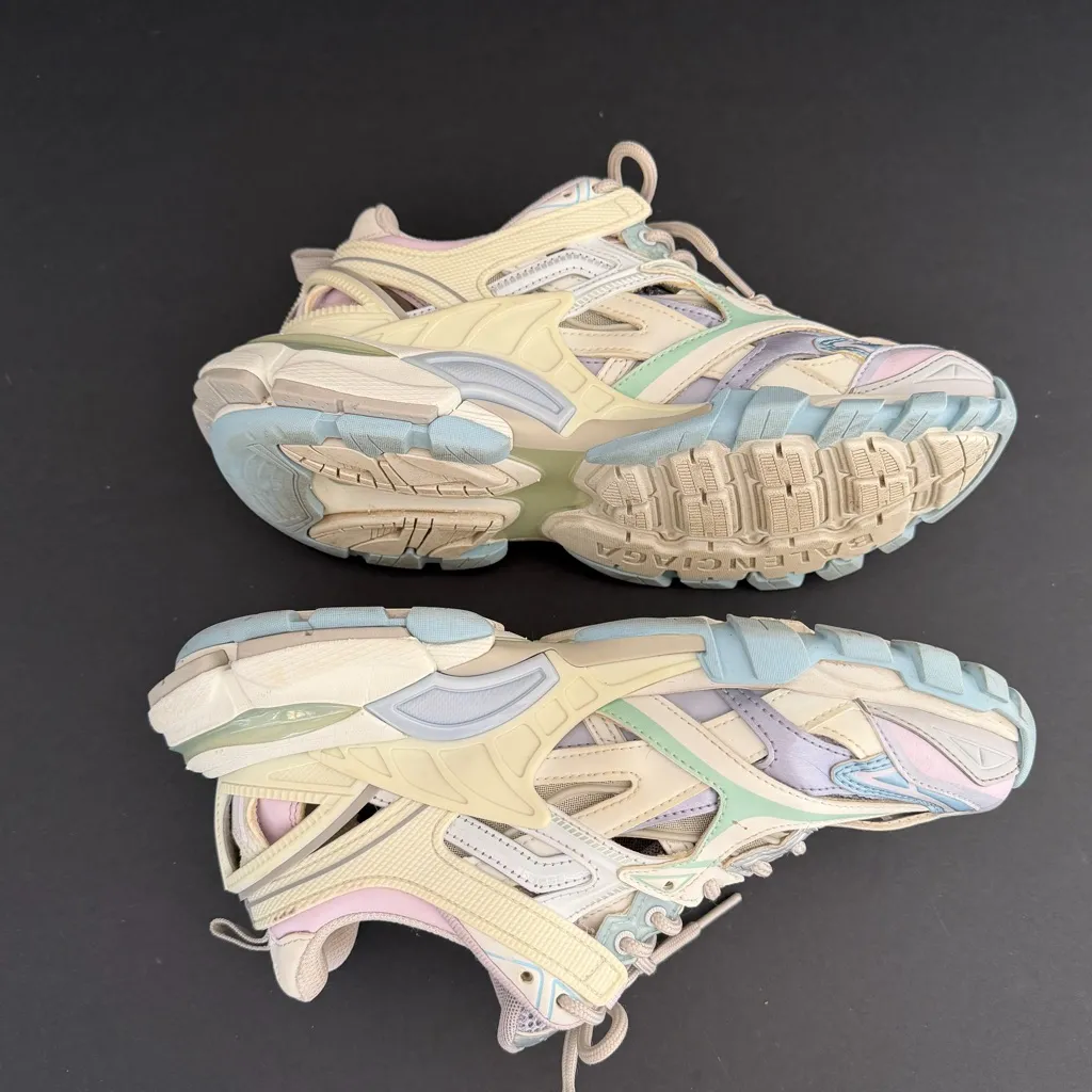 Balenciaga Track 2 Sneakers Multicolor Trainers Size 8 - Image 6