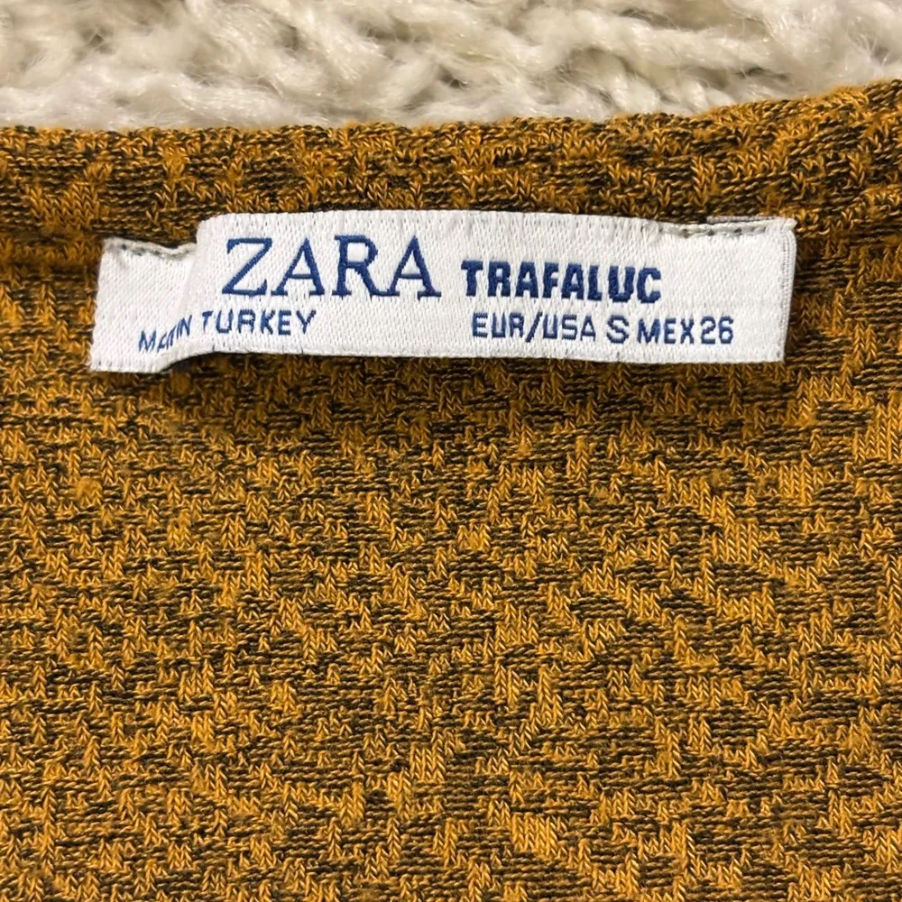 Brown/Gold Mini Dress Size S - Image 5