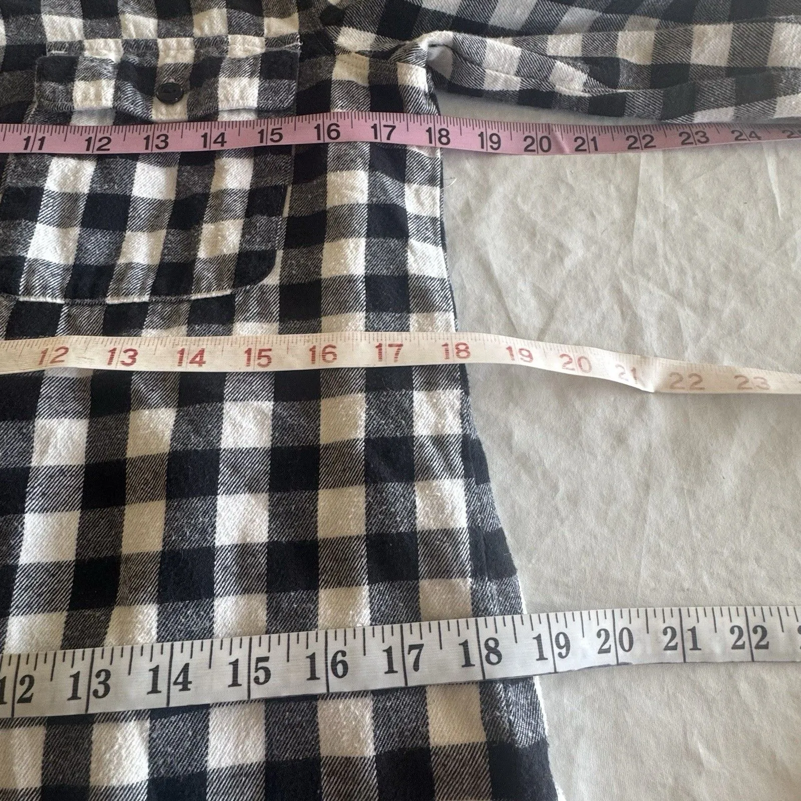 Madewell Womens Button Down Shirt Sz Small Flannel Lumberjack Cabin Core Grunge - Image 9