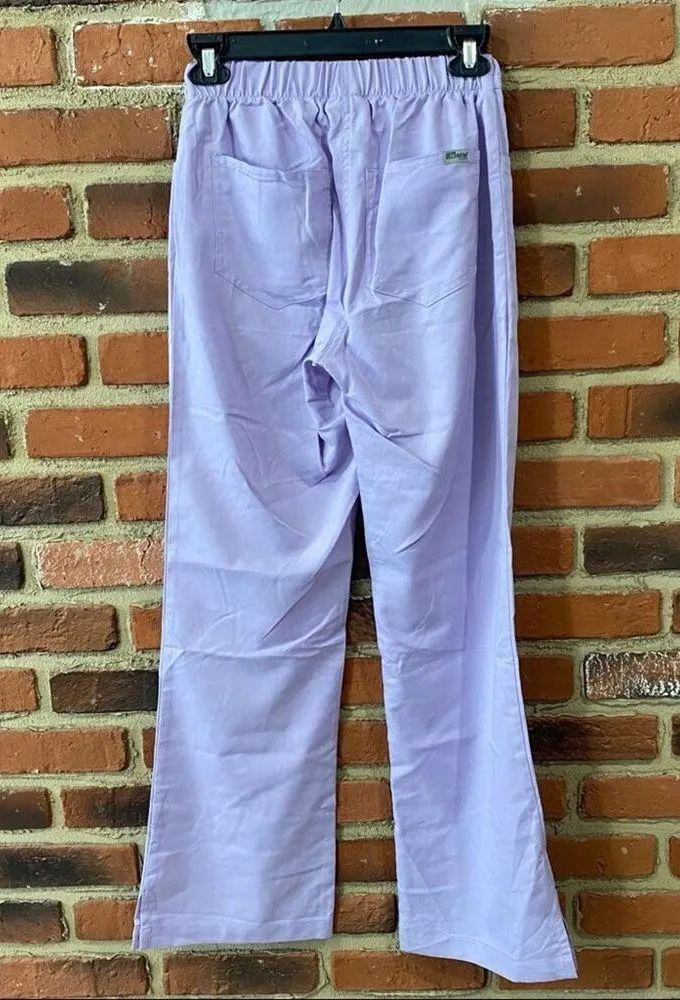 Women's Grey’s Anatomy Scrub Pants sz XXS Lavender Scrubs - Image 3