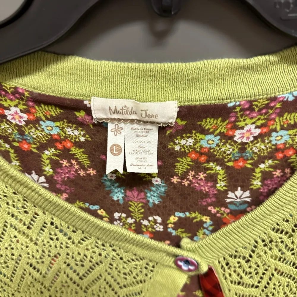 Matilda Jane  Eyelet Button Down Cardigan - Image 2