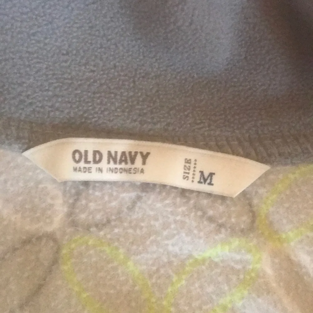 Old Navy zip fleece jacket sz M - Image 3