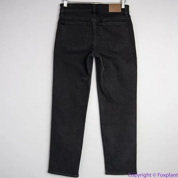 NEW Madewell The Low-Rise Perfect Vintage Straight‎ Jean in Lunar Wash, 27 - Image 8