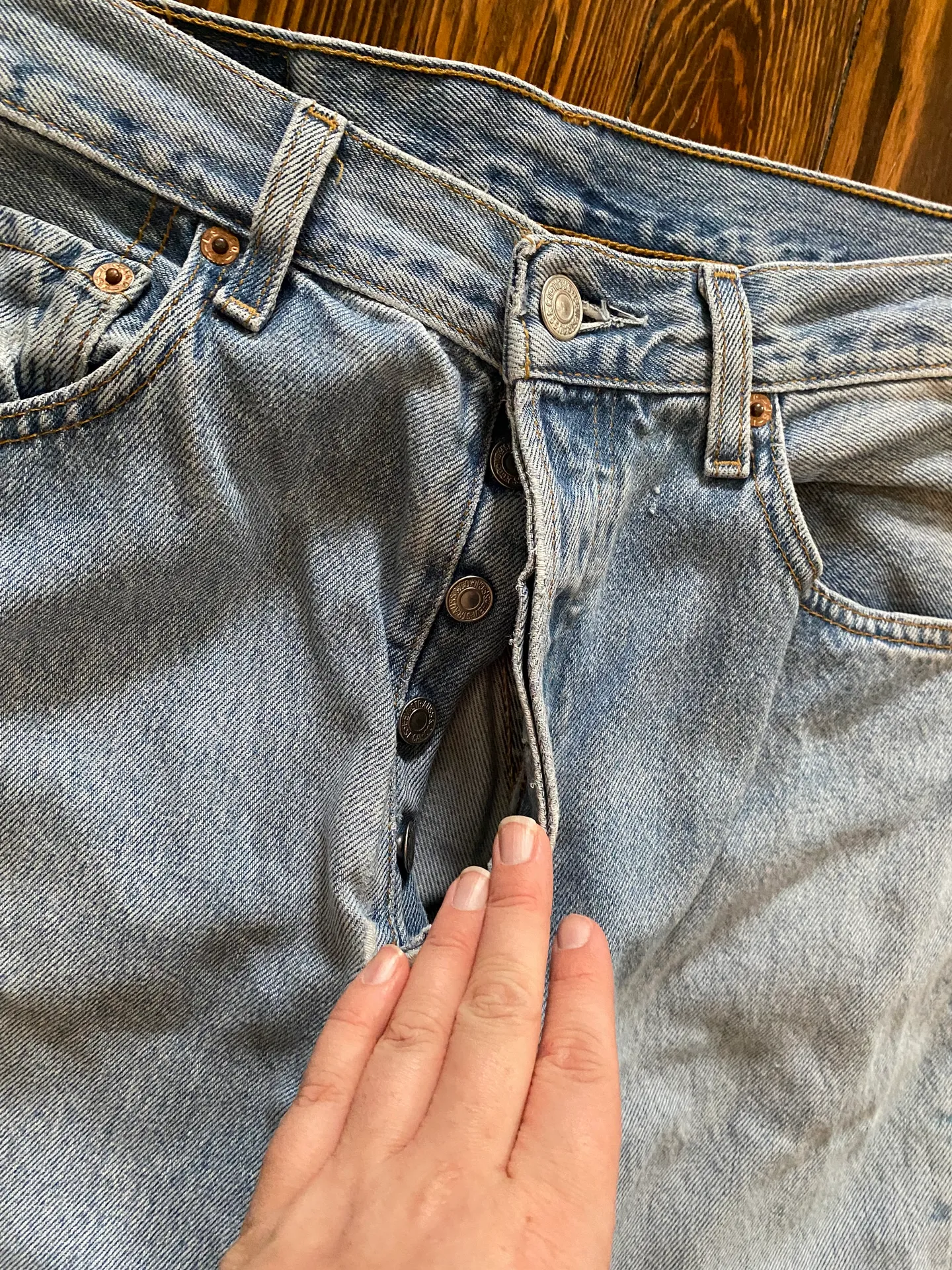 Levi’s Button Fly 501 - Image 3