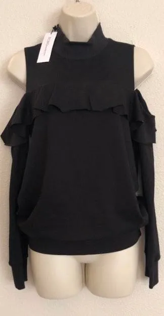 NWT  cold shoulder sweater. Sz S. Originally $88 - Image 2