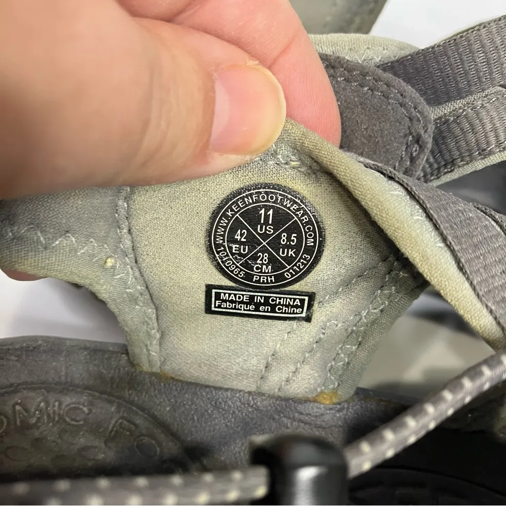 Keen whisper sandals gray women’s size 11 hiking outdoor casual‎ water shoes - Image 2