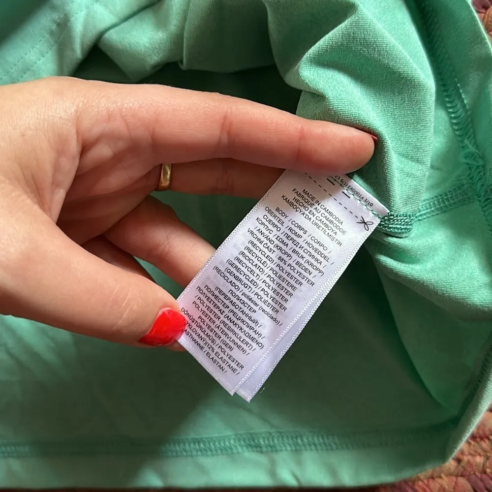 POLO GOLF RALPH LAUREN SEA FOAM GREEN ATHLETIC QUARTER ZIP PULLOVER Size L - Image 5