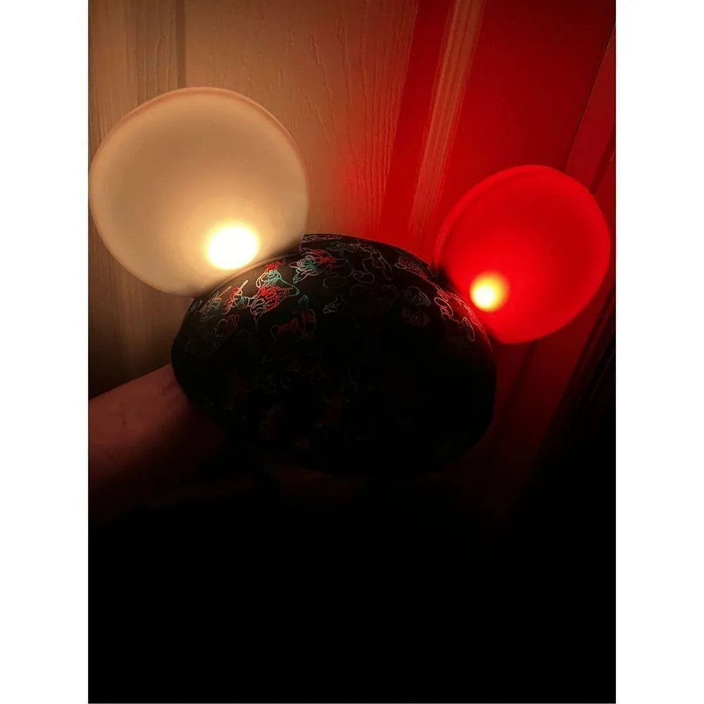 Disney Parks World of Color Mickey Mouse "Glow With The Show" Light Up Ears Hat - Image 6