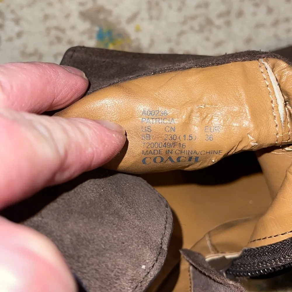 Coach Patricia Brown Booties - Image 3