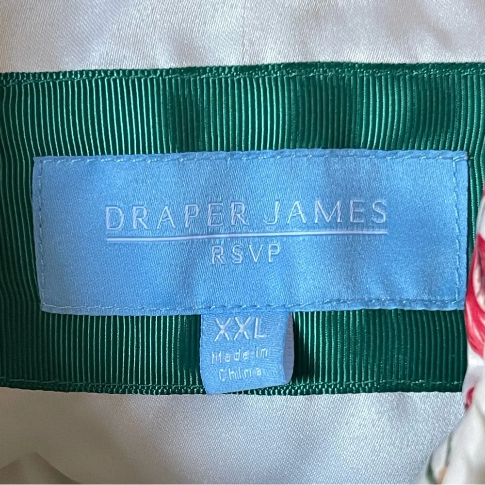 Draper James Women’s RSV Quilted Floral Tie Waist Jacket Plus Size XXL - Image 10