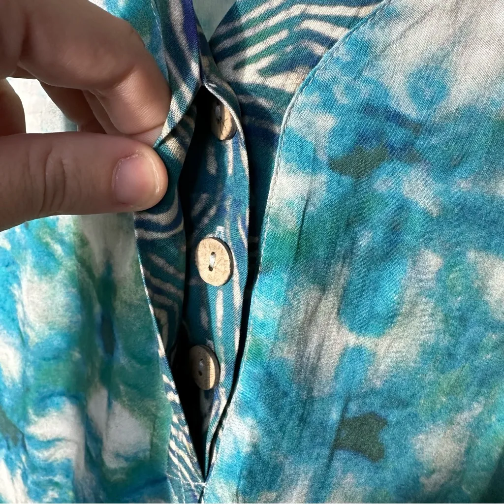 Soft Surroundings Tie Dye Maxi Dress Size Petite Medium NWOT - Image 10