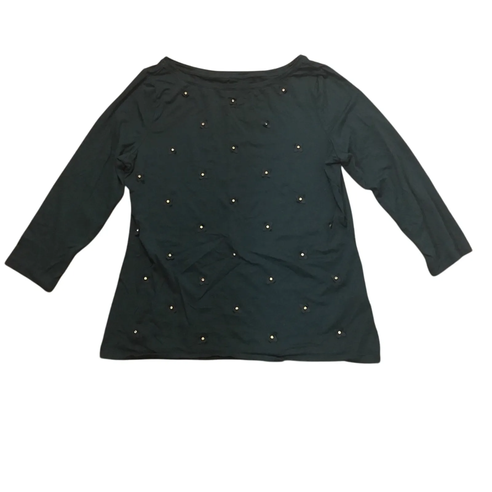 Lands End Top Embellished Flower - Image 2