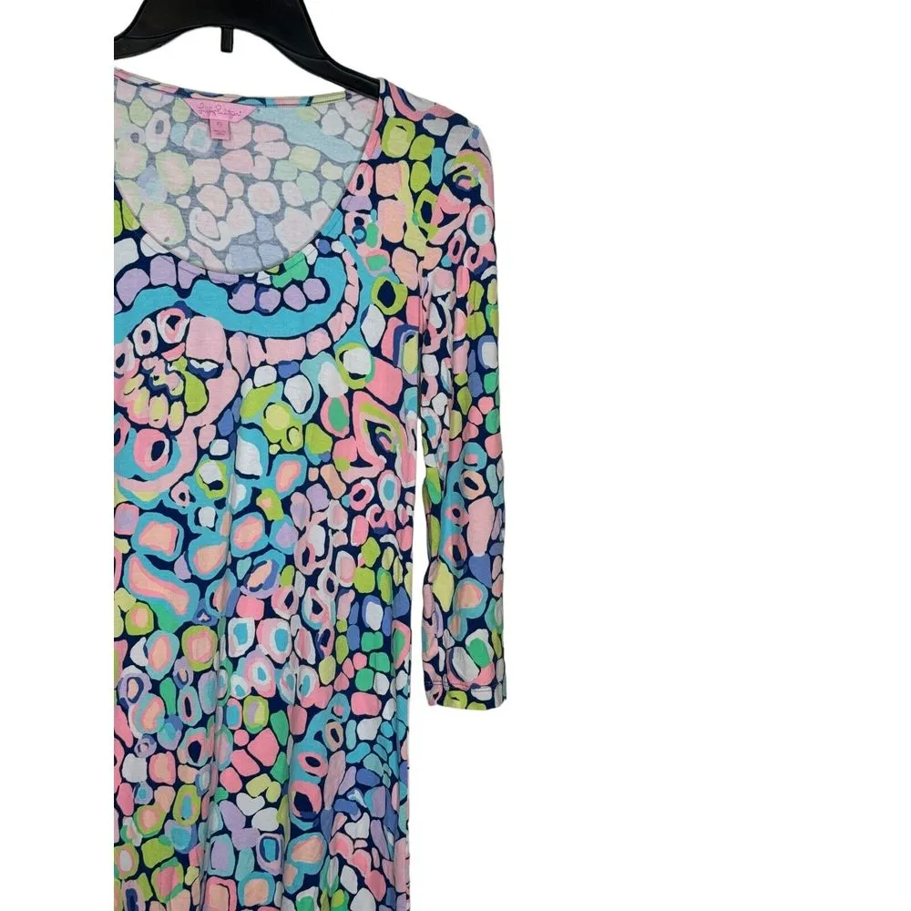 Lilly Pulitzer‎ Women's Dress Ariana Asymmetrical Swing Gypsy Jungle Colorful XS - Image 2