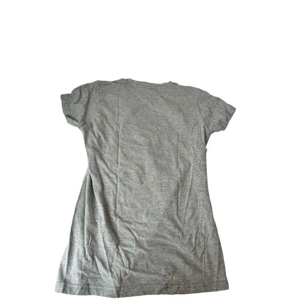 C’est La Vie tshirt women’s size small fitted gray tshirt Gray - Image 4