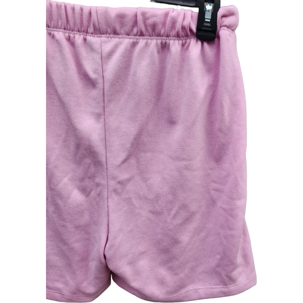 Circle X Cozy Shorts Womens Medium Pink Lavender Elastic Waistband Pockets - Image 10