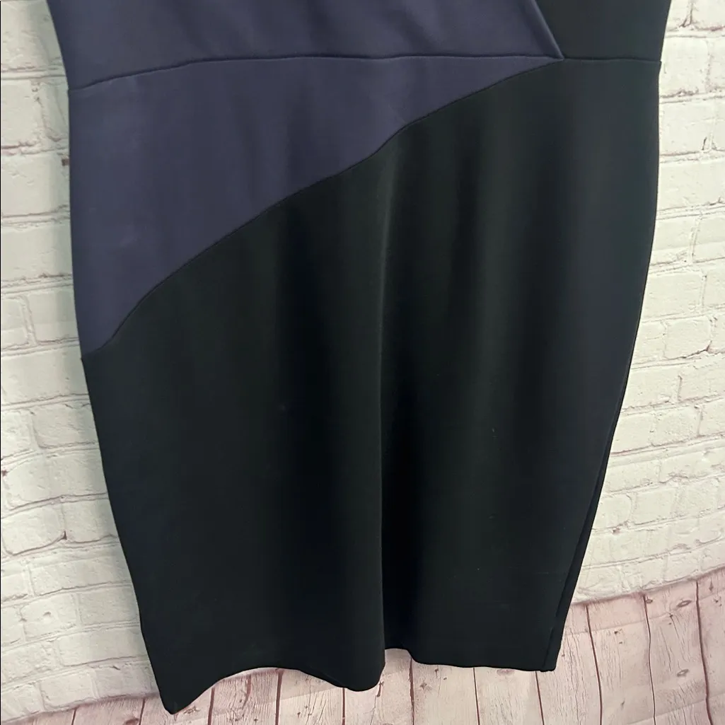 Ann Taylor New color block ponte knit  preppy midi dress shift size 10 chic - Image 5
