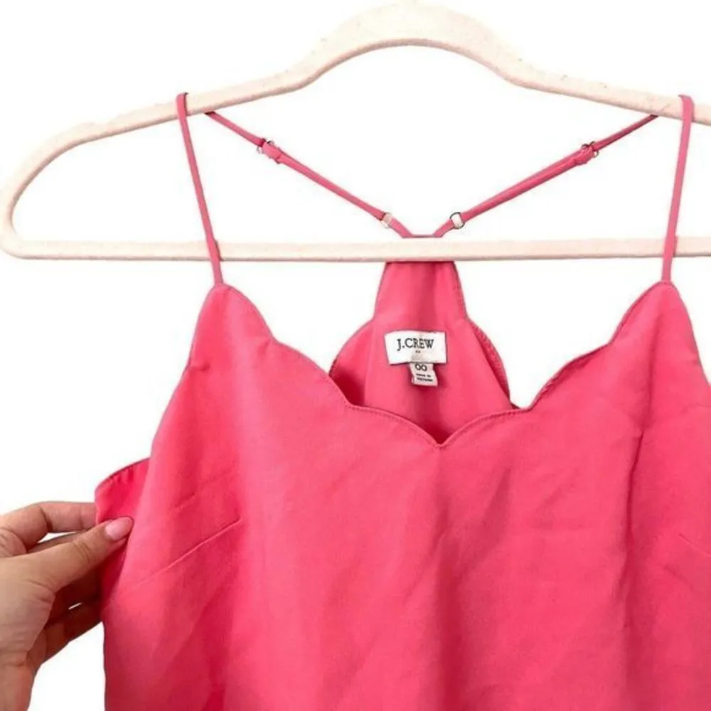 JCREW Scalloped‎ Trim Tank Sz 00 - Image 2