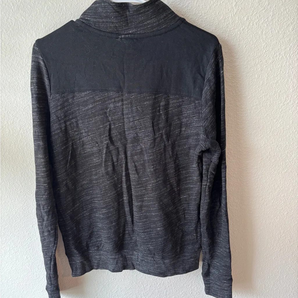 PINK Victoria's Secret Black Quarter-Zip Sweater - Image 3