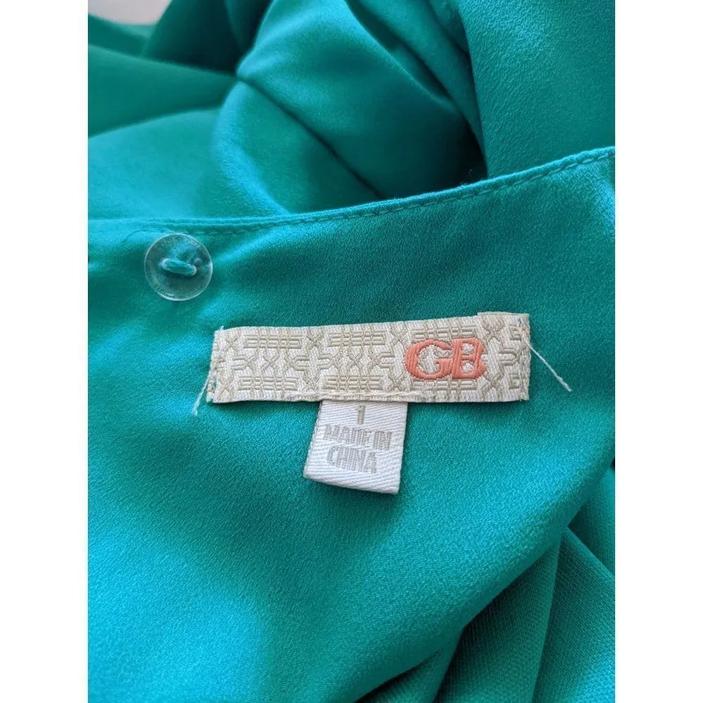 Gianni Bini Green Mini Dress with Back Cutout Size 1 Green Wedding Guest Dress - Image 5