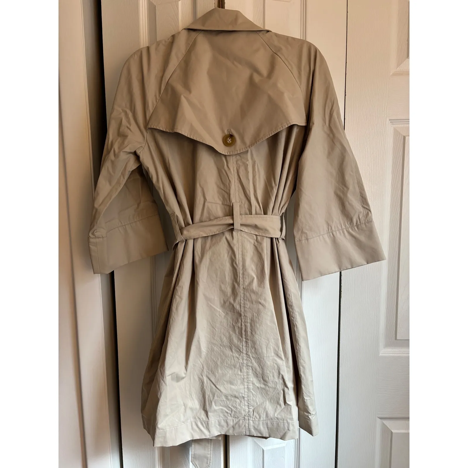 Brooks Brothers Classic Trench Overcoat Size 4 with Belt MSRP $400 - Image 8