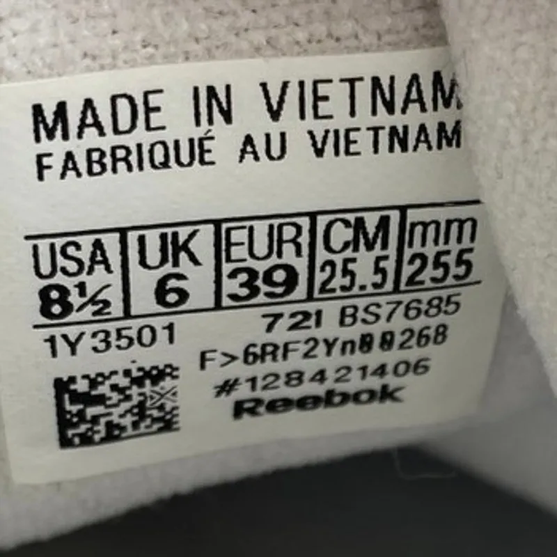 Reebok Club C 85 Women's White Lace Up Low Top Athletic Sneakers Shoes Size 8.5 - Image 5